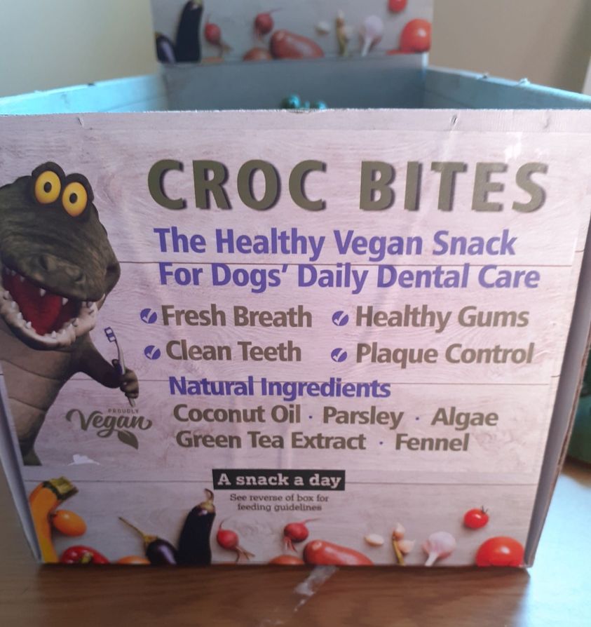 Dental Croc Bites Dog Treats 9.5cm