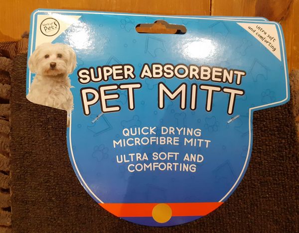 Super Absorbent pet Drying Mitt